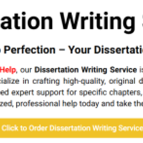 Dissertation Writing Service